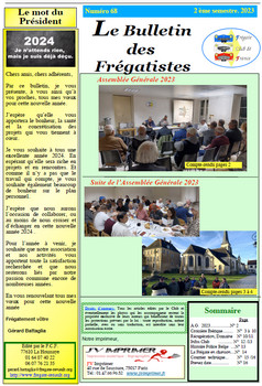 Bulletin 68 du FCF