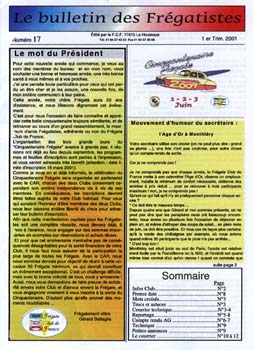 Bulletin 17 du FCF