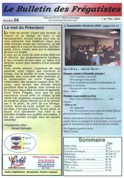 Bulletin 26 du FCF