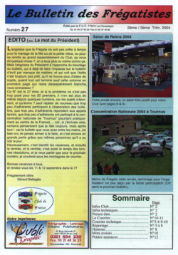 Bulletin 27 du FCF