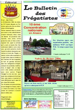 Bulletin 32 du FCF