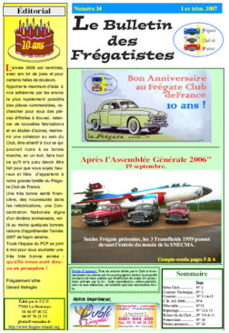 Bulletin 34 du FCF