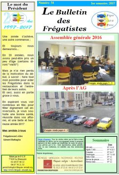 Bulletin 54 du FCF