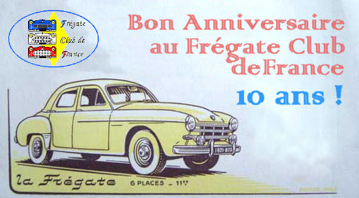 Bon anniversaire au Frégate Club de France