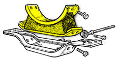 Support boite 277 Frégate R1100 et R1101