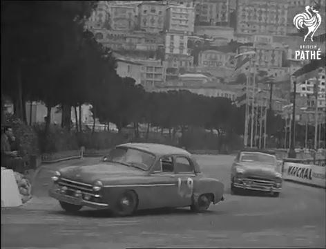 Une Frégate participe au Monte-Carlo 1954 - Archive Gaumont compilée par le Frégate Club de France